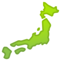 🗾 Map of Japan in google
