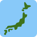 🗾 Map of Japan in twitter