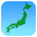 🗾 Map of Japan in facebook