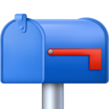📪 Cassetta postale chiusa con bandiera abbassata