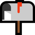 📬 Open Mailbox with Raised Flag