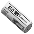 🗞 ️ Rolled-Up Newspaper