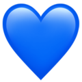 💙 Blue Heart in apple