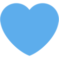 💙 Blue Heart in twitter
