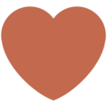 🤎 Brown Heart in twitter