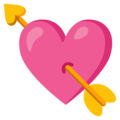 💘  Heart with Arrow in google