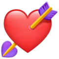 💘  Heart with Arrow in whatsapp