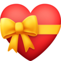 💝  Heart with Ribbon in facebook