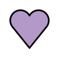 💜 Coeur violet
