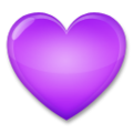 💜 Coeur violet