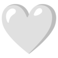 🤍 White Heart in google