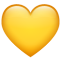 💛 Yellow Heart in whatsapp