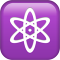 ⚛️ Atom Symbol in apple