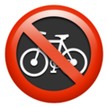 🚳 No Bicycles in apple