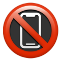 📵 No Mobile Phones in apple