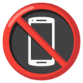📵 Pas de téléphones portables
