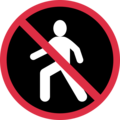 🚷 No peatones