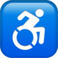 ♿ Wheelchair Symbol in apple