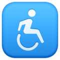 ♿ Wheelchair Symbol in facebook