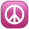 ☮️ Peace Symbol in whatsapp