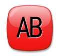 🆎 Botão AB (tipo sanguíneo)