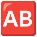 🆎 AB Button (Blood Type) in google