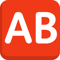 🆎 AB Button (Blood Type)