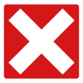 ❎ Botón de marca de cruz