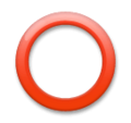 ⭕ hohler roter Kreis