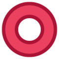 ⭕ Cercle rouge creux