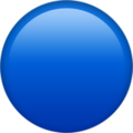 🔵 Blue Circle in apple