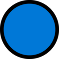 🔵 Blue Circle in samsung
