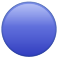 🔵 Blue Circle in whatsapp