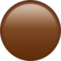 🟤 Brown Circle in apple