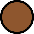 🟤 Brown Circle in samsung