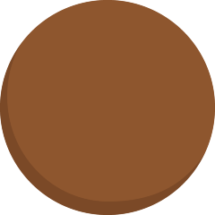 🟤 Brown Circle