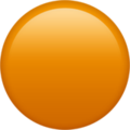 🟠 Orange Circle in apple