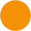 🟠 Orange Circle in twitter