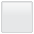 ⬜ White Large Square in whatsapp