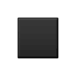 ◾ Black Medium-Small Square in microsoft