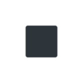 ▪️ Black Small Square in twitter