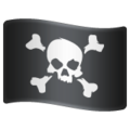 🏴‍☠️ Pirate Flag in whatsapp