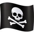 🏴‍☠️ Pirate Flag in facebook