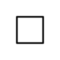 ◽ Quadrato Bianco Medio-Piccola