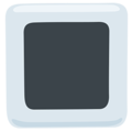 🔳 Biały kwadratowy przycisk