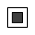 🔳 Botão do quadrado branco