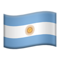 🇦🇷 Flag: Argentina in apple