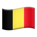🇧🇪 Flag: Belgium in apple