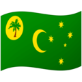 🇨🇨 Flagge: Kokosinseln (Keelinginseln).
