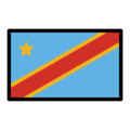 🇨🇩 Bandeira: Congo – Kinshasa